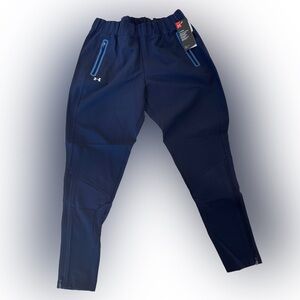 Under Armour Navy Joggers with Blue Accents